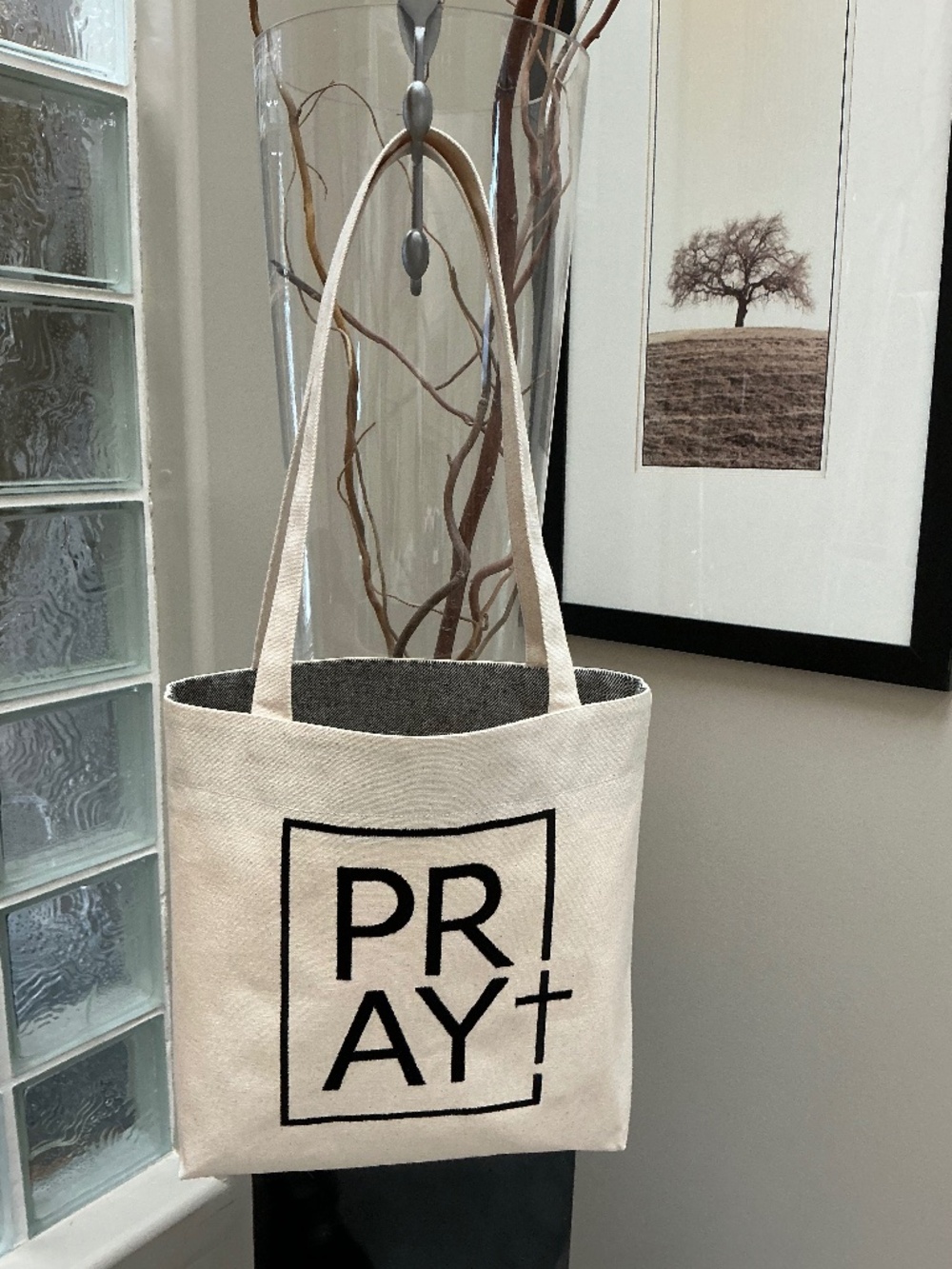 Tote Bag, Religious Spiritual Faith, Custom Made, Embroidered